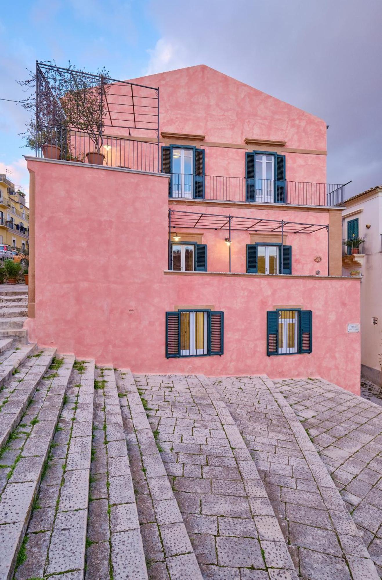 Casa Rosa Leilighet Ragusa Eksteriør bilde
